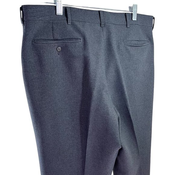 Mens J.M. Haggar Dark Grey Premium Stretch Suit Jacket Large and Pants 36x31 - Picture 7 of 9